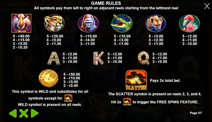 Great Rhino Deluxe Slot