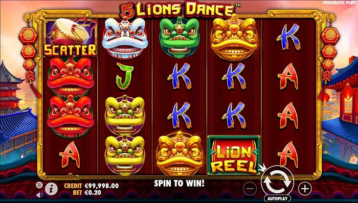 5 Lions Dance slot