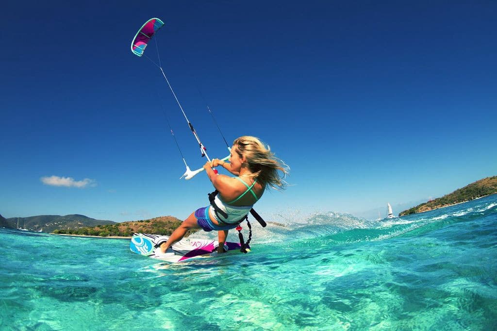 Kitesurfing Extreme Sport