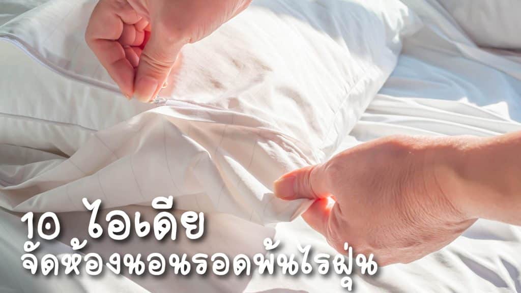 วิธีจัดห้องนอนปลอดไรฝุ่น