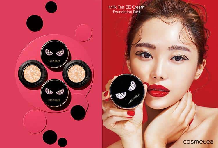 Cosmetea Milk Tea EE Cream Foundatiin Pact