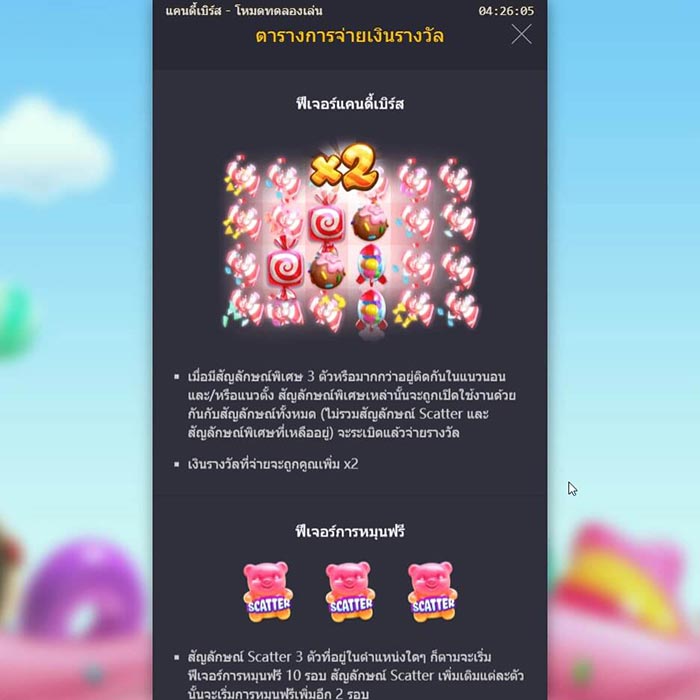 Candy Burst รีวิว