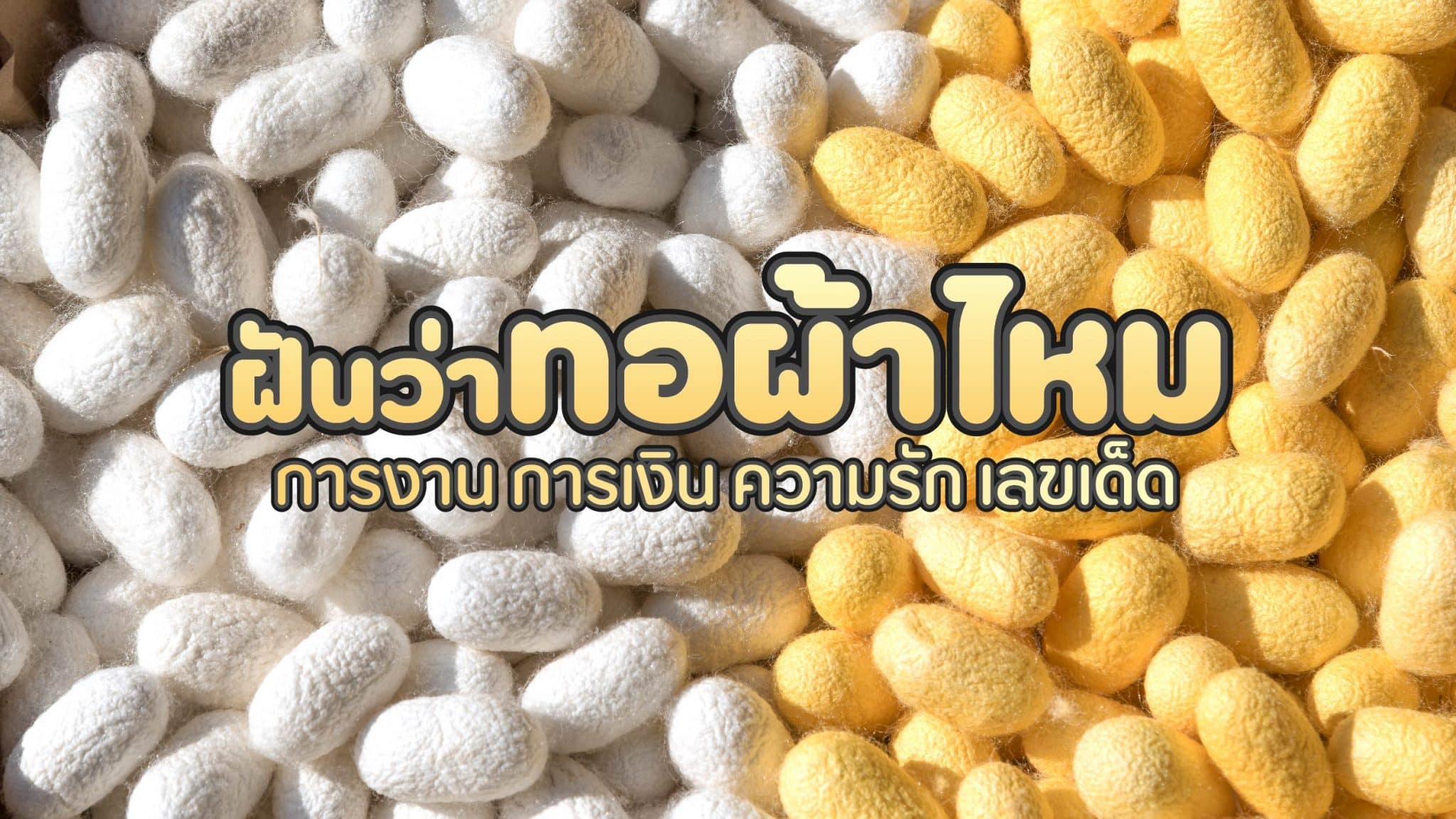 ฝันว่าทอไหม