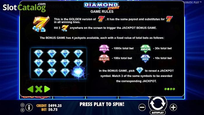 Diamond Strike รีวิว