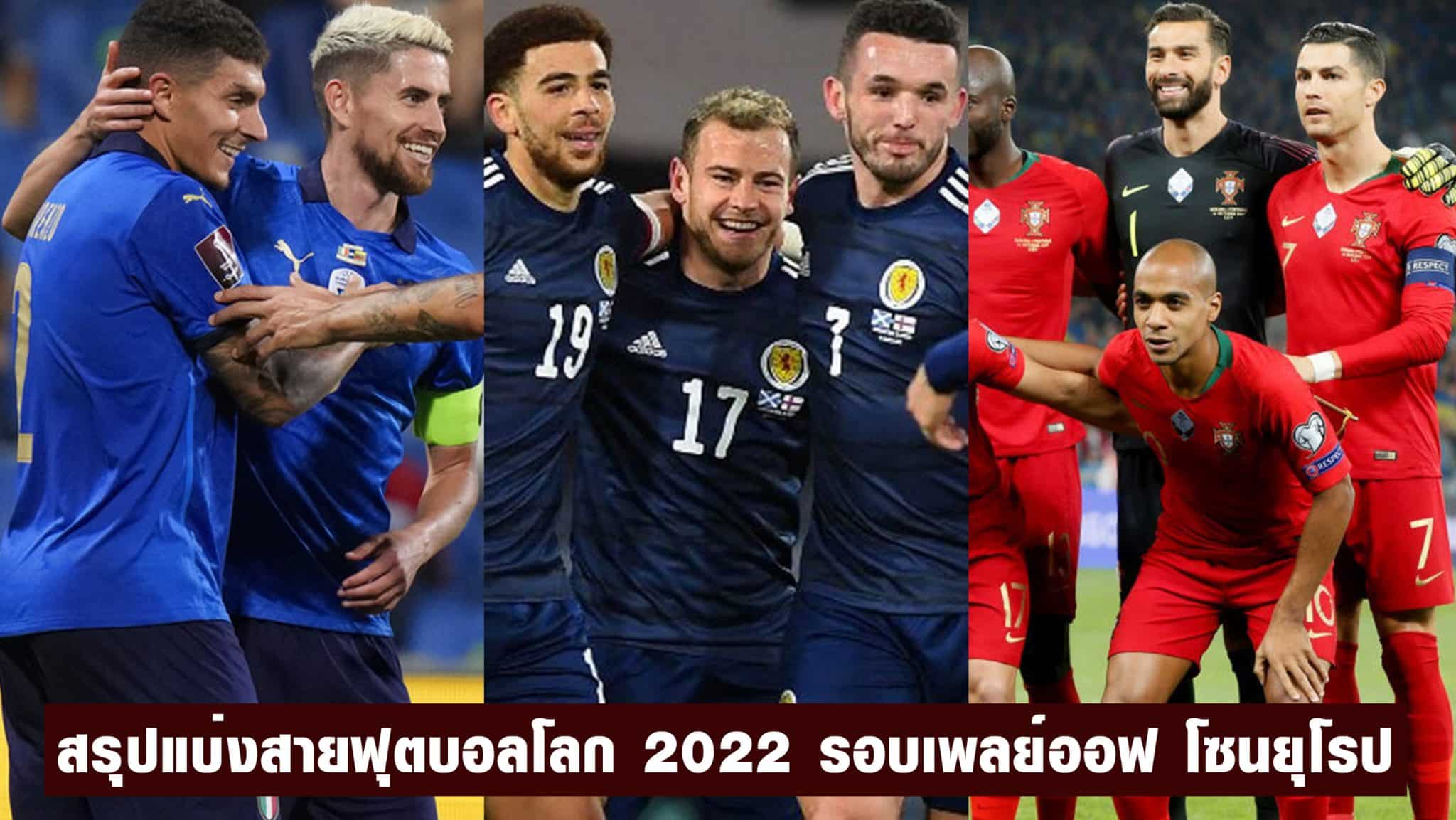 ผล ฟุตบอลโลก รอบคัดเลือก โซนยุโรป 2022