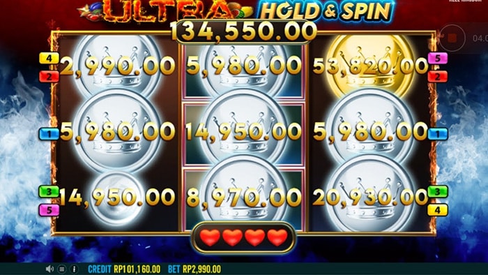 Ultra Hold and Spin Slot