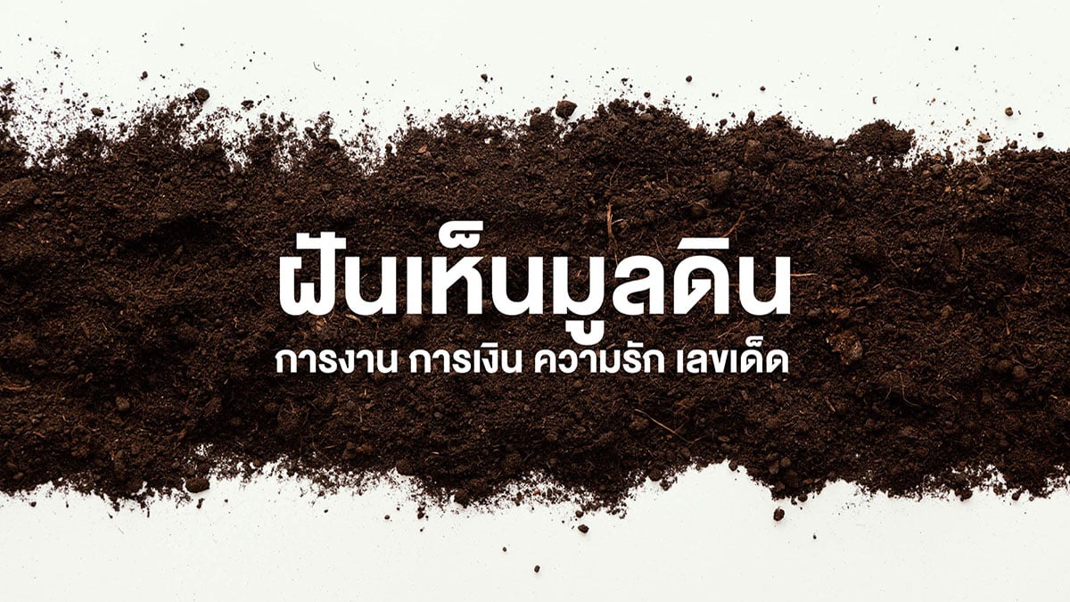 ฝันเห็นมูลดิน