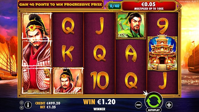 3 kingdoms battle of red cliffs slot