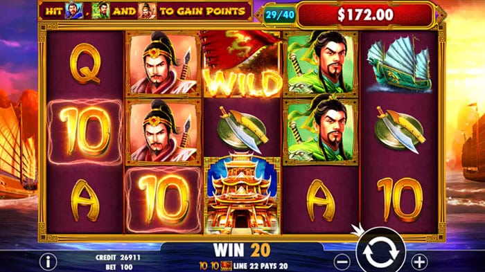 3 kingdoms battle of red cliffs slot