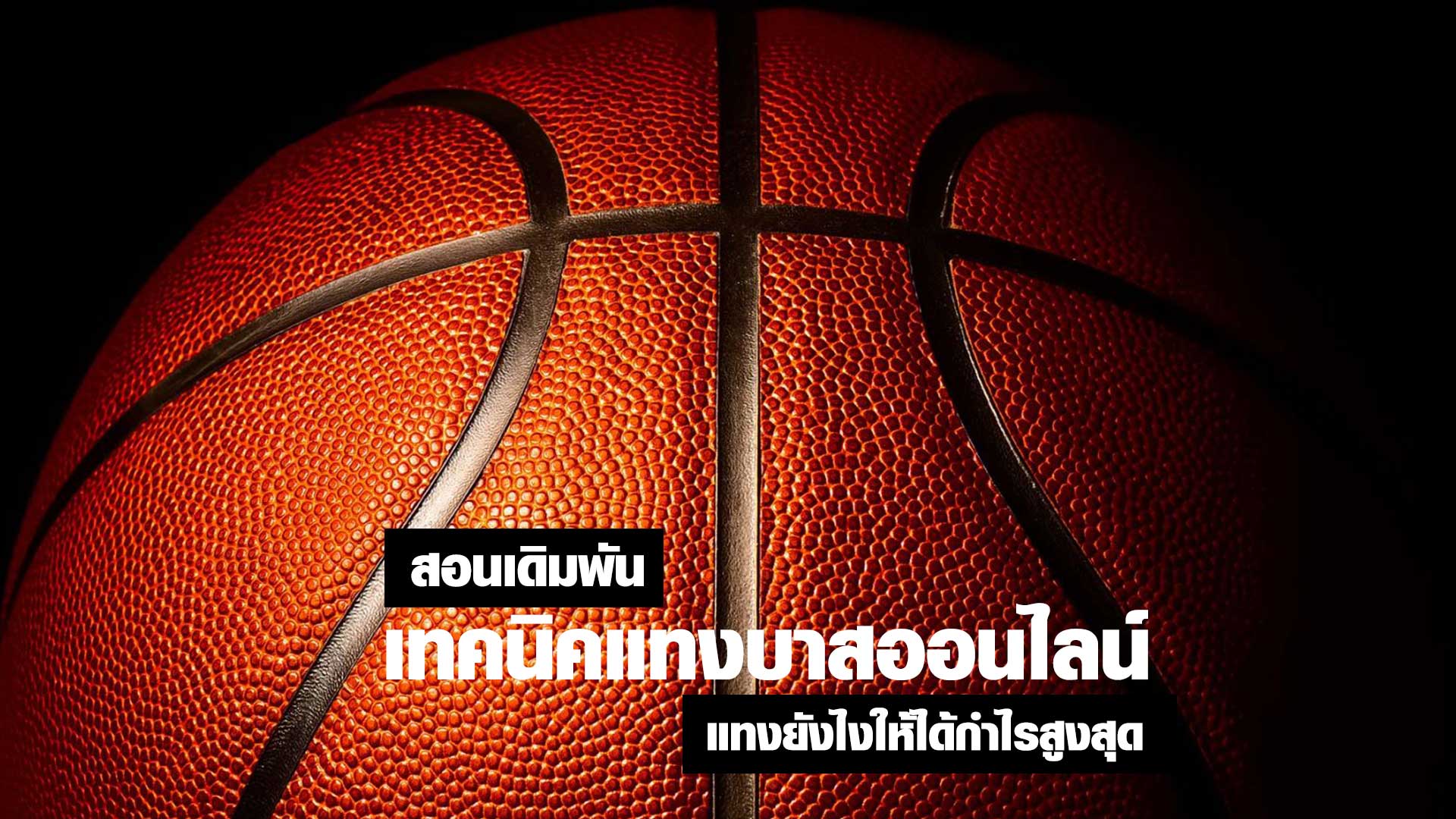 เทคนิคแทงบาสออนไลน์